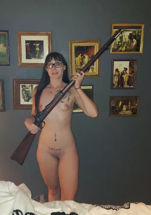 1873 Trapdoor Rifle in 45-70 with Buffington sites. This particular gun was made in 1878.