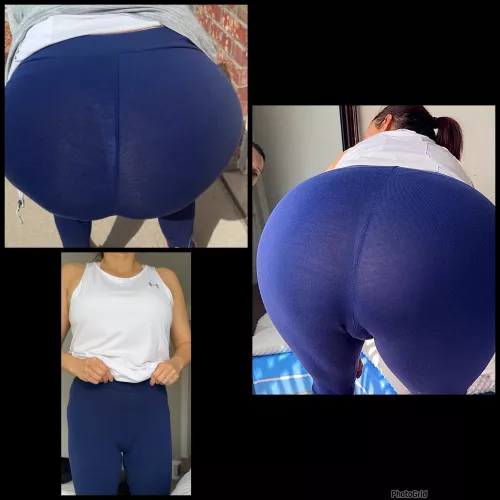 Base on the stares, this is one of my most popular pants: thong, camel toe, and lips all in one outfit 😅