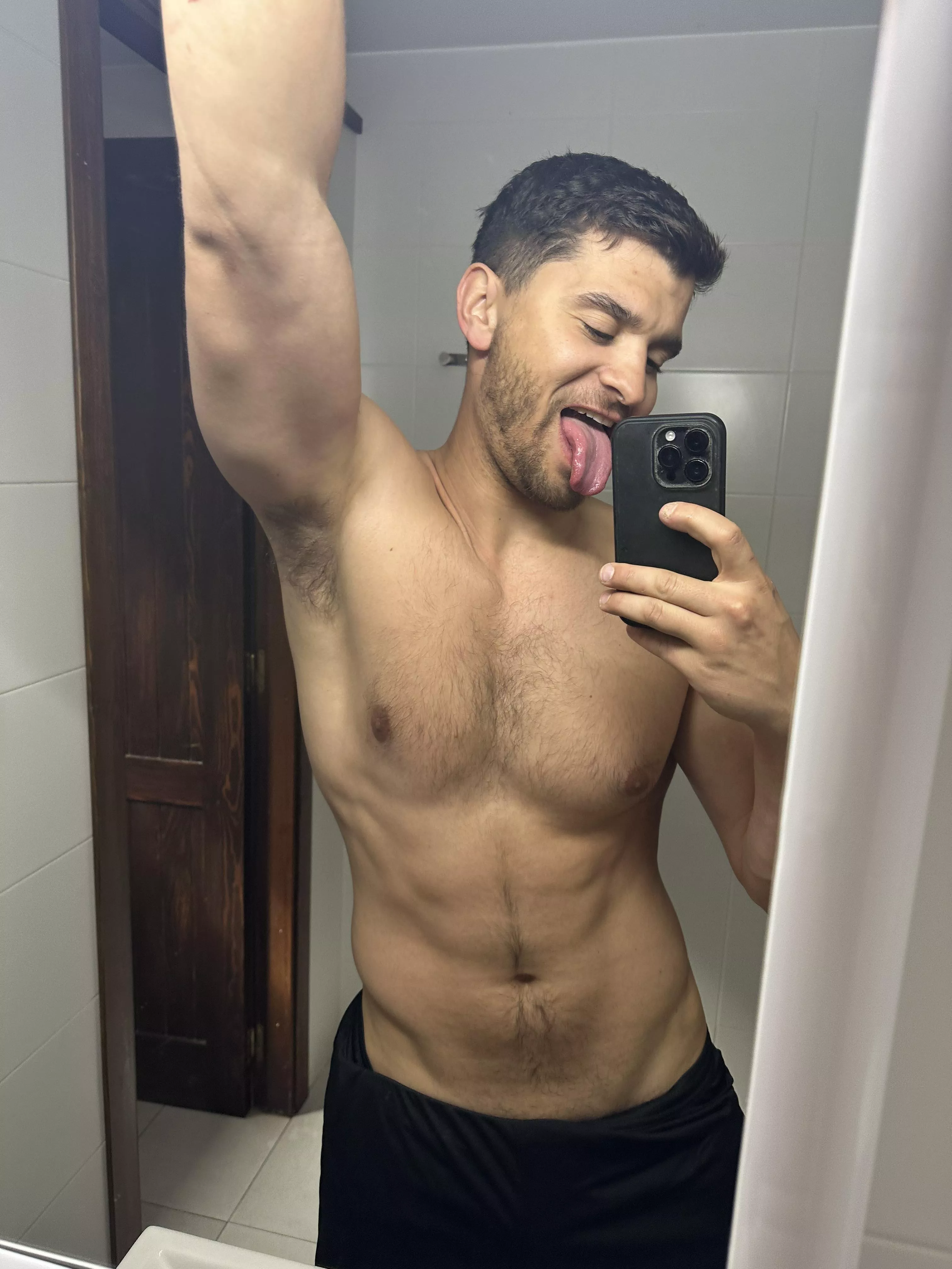 I felt upset but I am always funny man👅😈