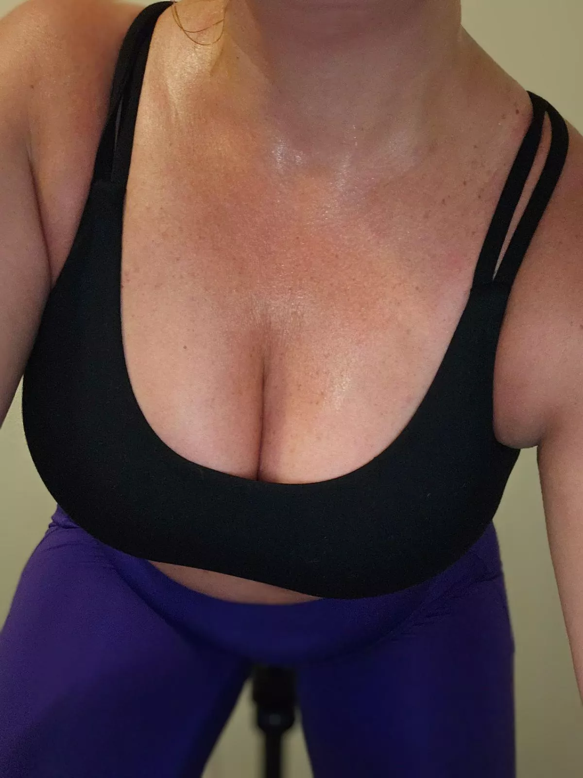 I really enjoy getting gym selfies from my wife.