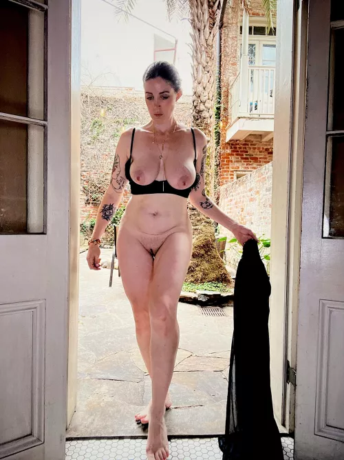 I think the neighbors saw me strip off