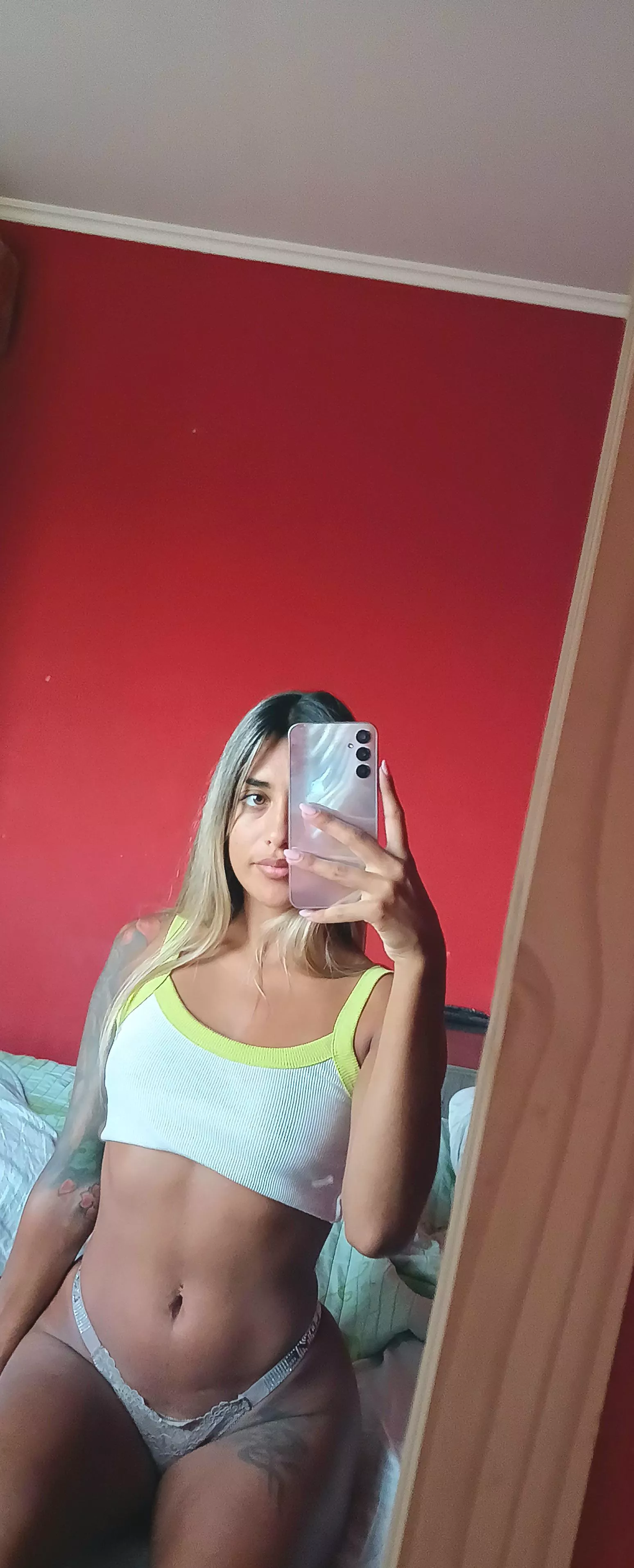 Just a blonde college girl with curves made for you to handle