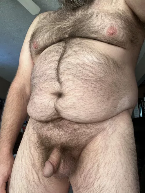 Just hanging around the house naked