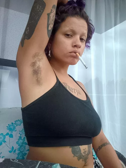 my armpits ready to be sniffed all day long