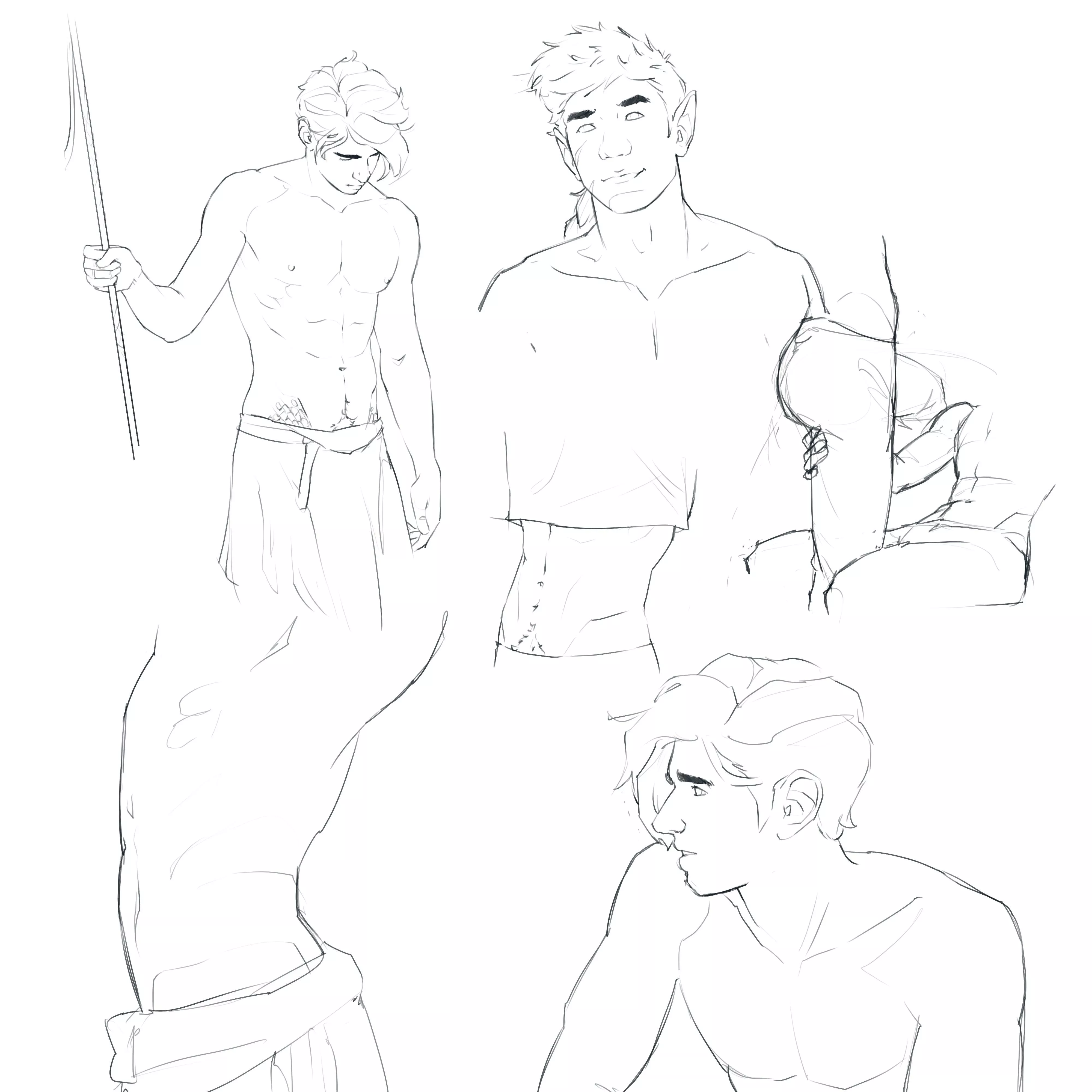 Totally paying attention during our session…