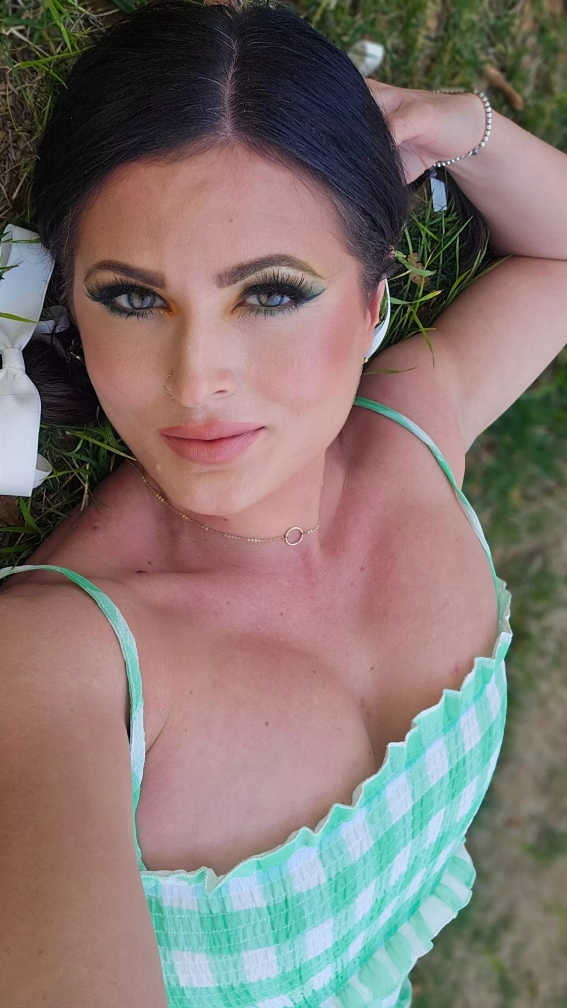 Your face will look good in between my tits.