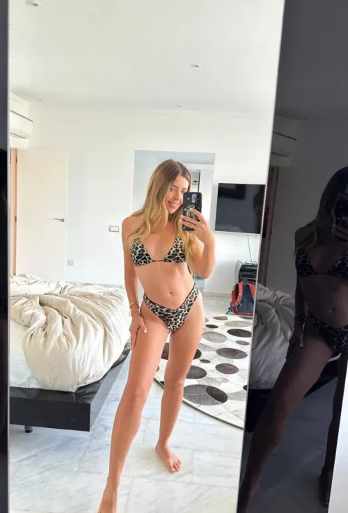 I feel like a leopard hee hee