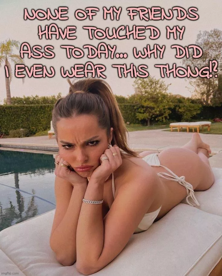 Keep doing those glute workouts babe