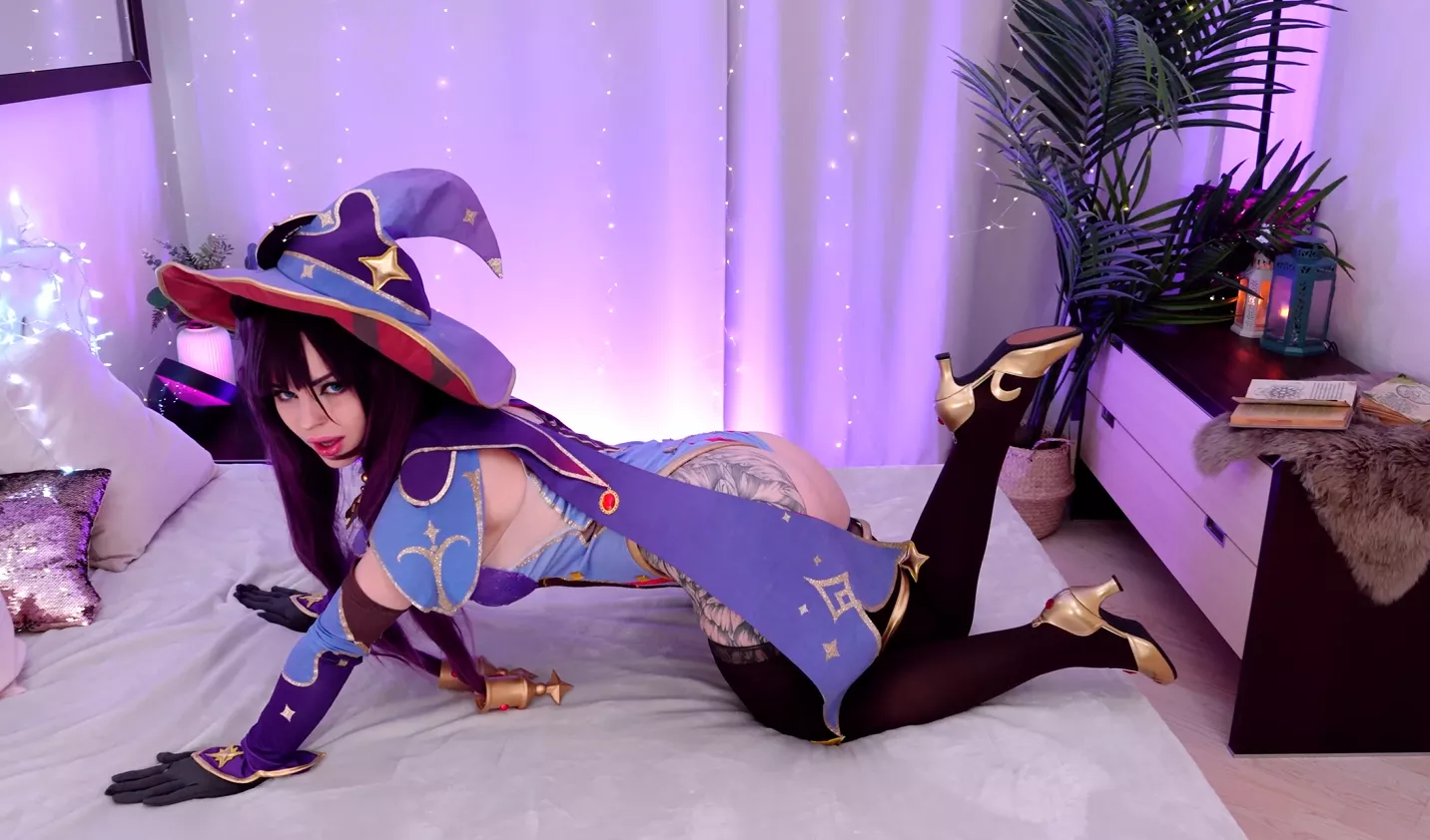 Mona from Genshin by Sonya Vibe