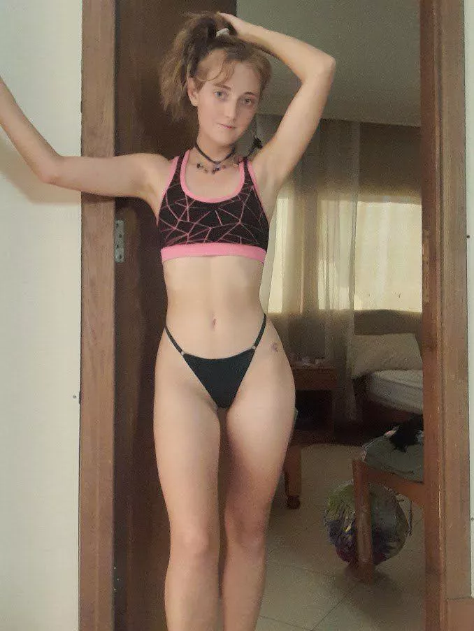 soaking up some good vibes in my favorite bikini F18