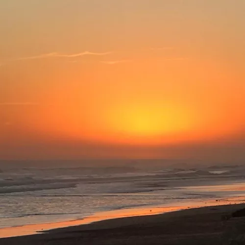 Sunset on the Latin American coast ❤️