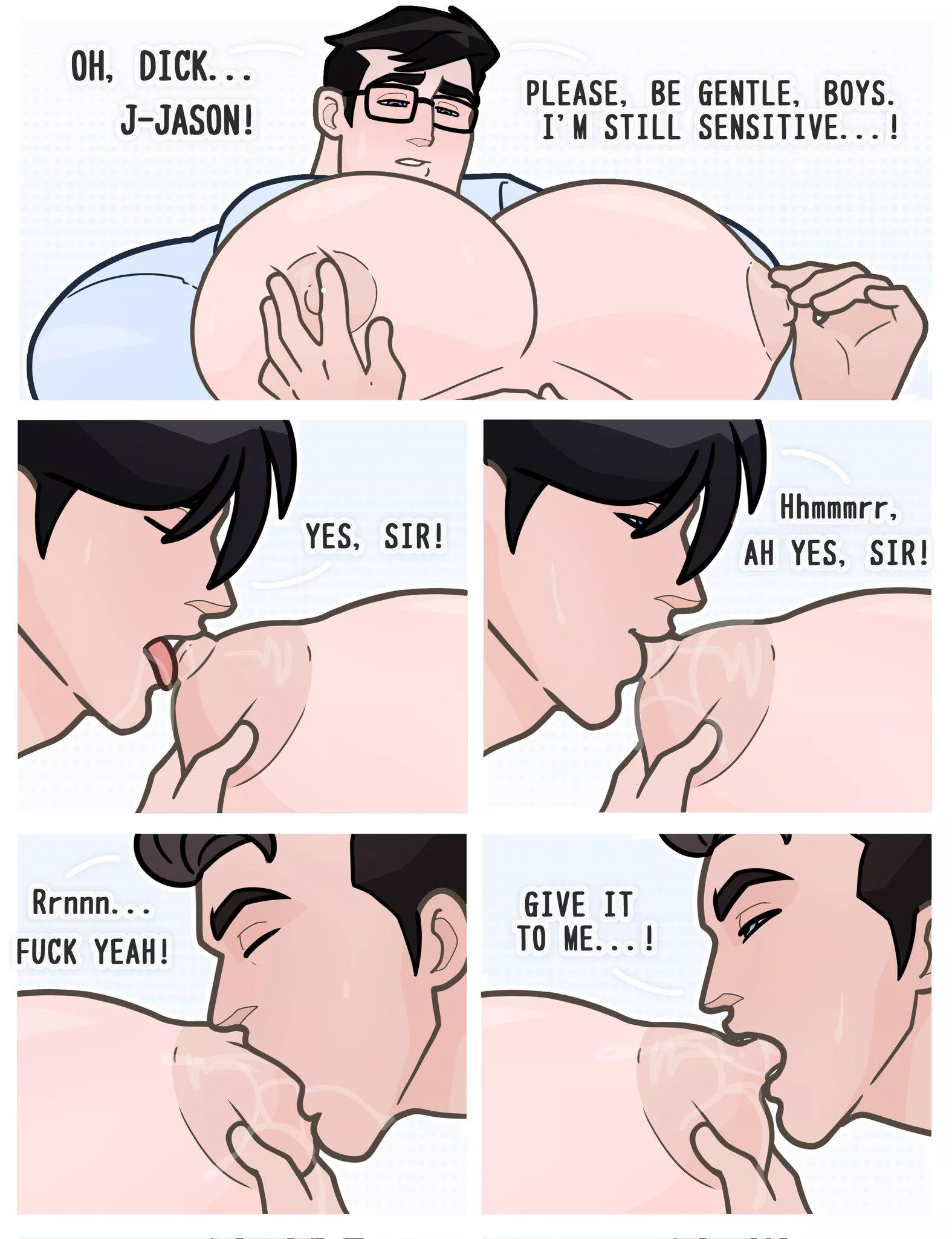 Superman's big pecs and nipples 🤤