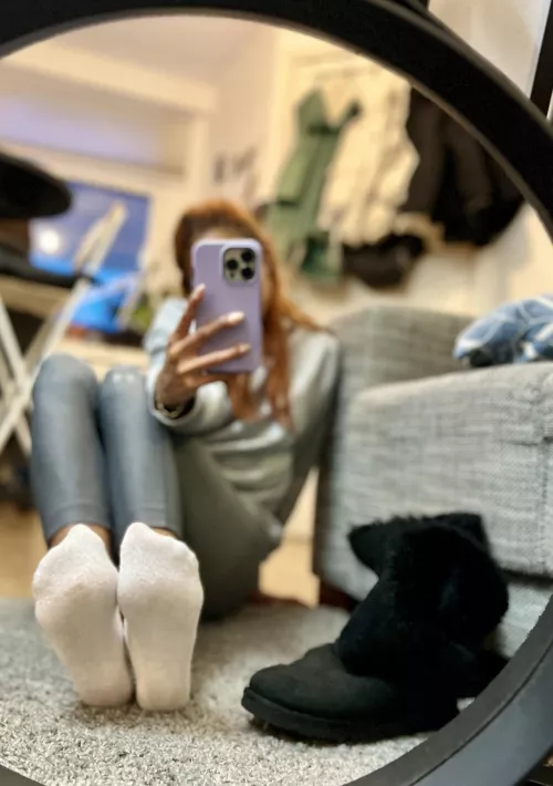 Uggs make for sweaty socks 🤭