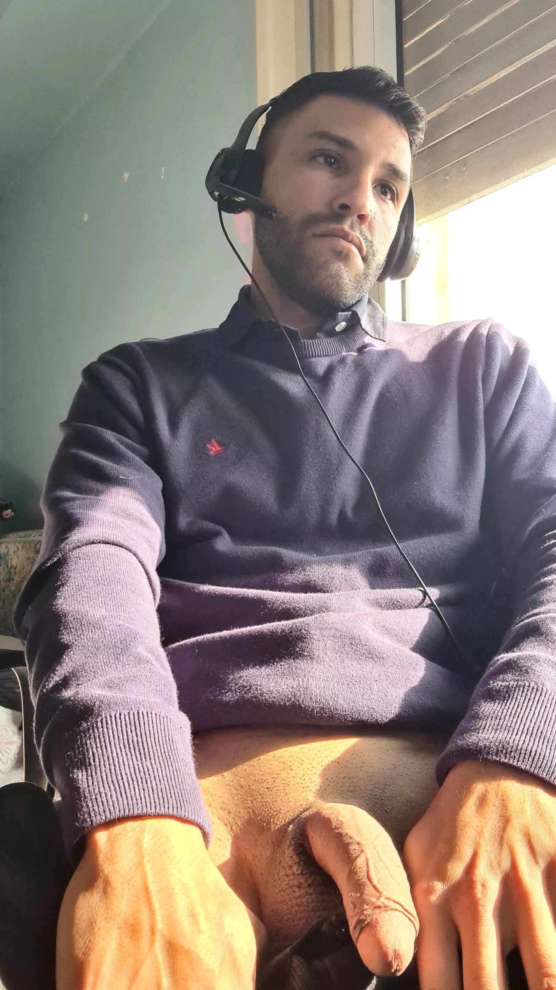 working and doing some massages 