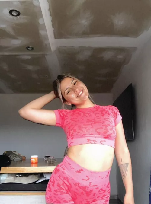 do you enjoy how this pink top fits my body?