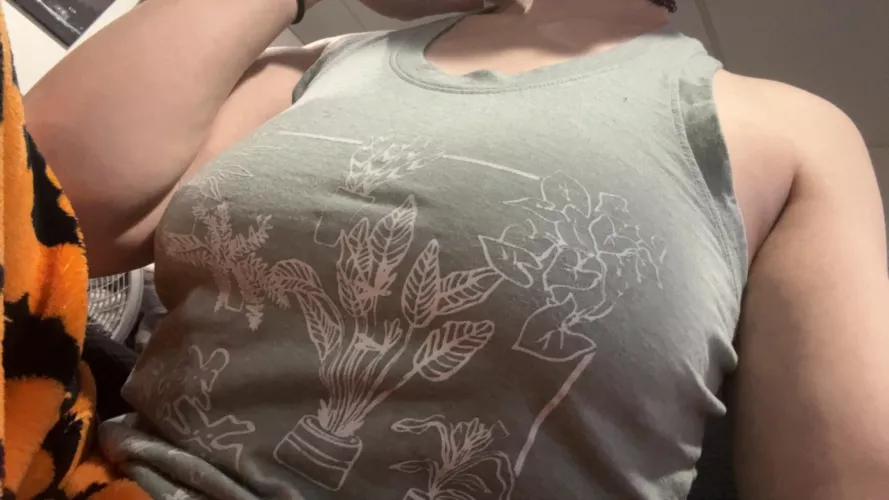 I love this shirt. So comfy without a bra.