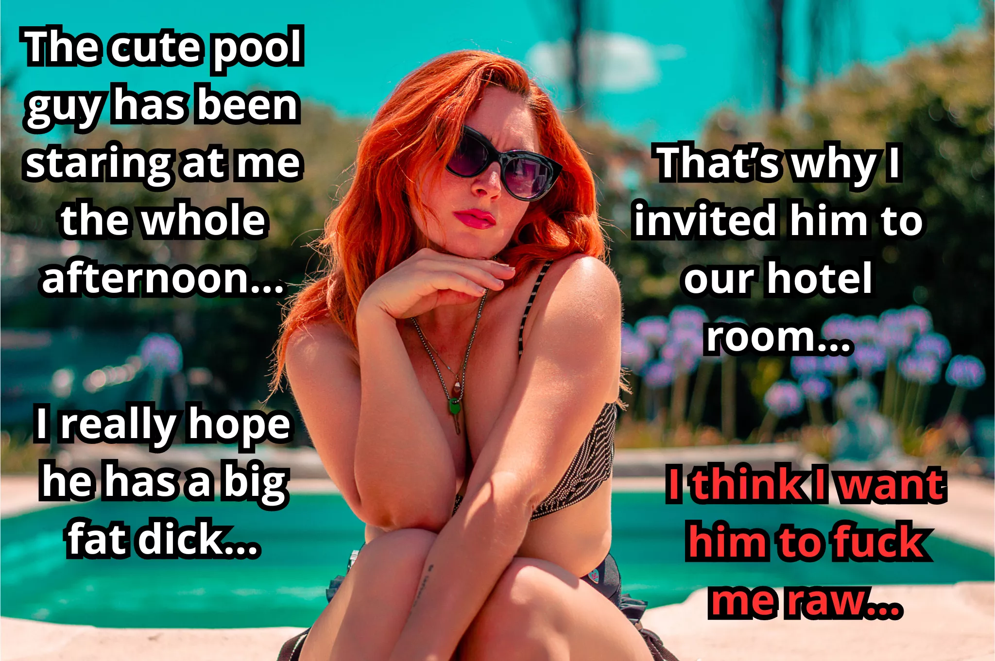 If you behave I'll let you lick me clean afterwards!