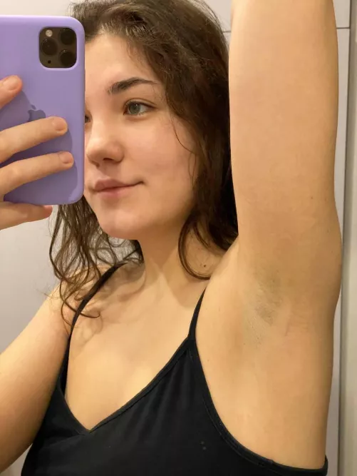 I'm a little embarrassed to show u my armpits 🥺