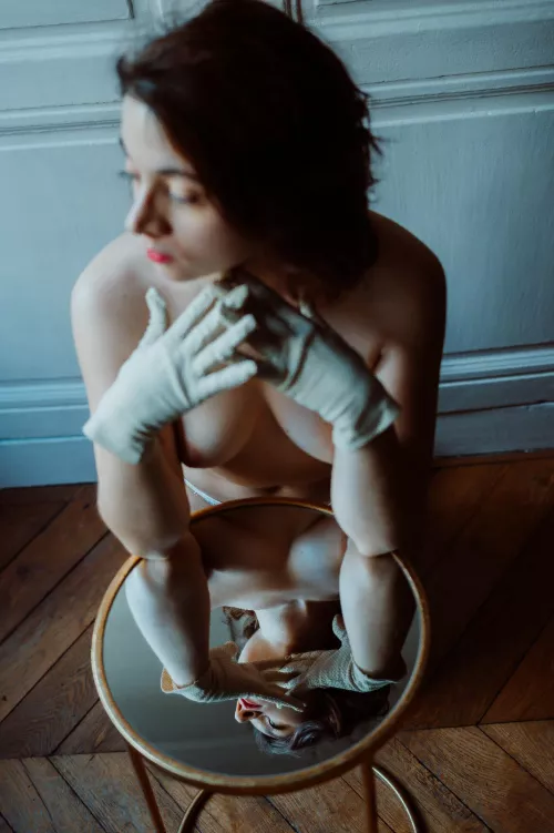 Playing with my reflection