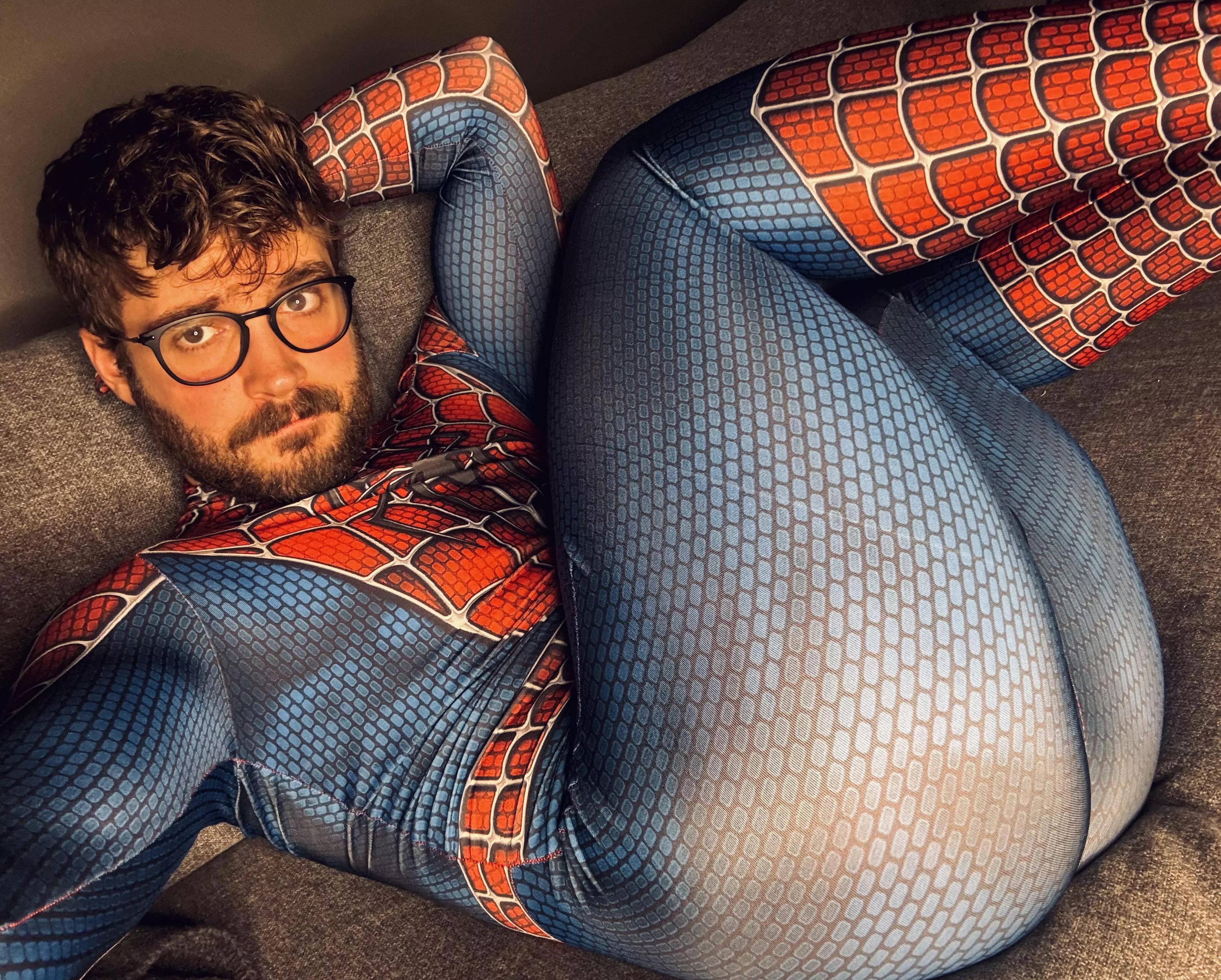 Who knew spider man was so thick?