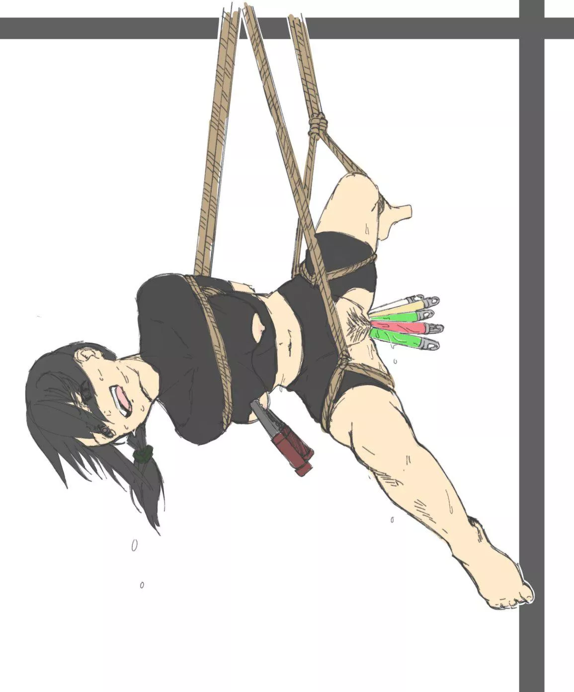 A little off the mark with the clamp (@kuro_jelly)