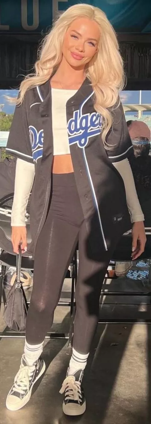 At A Los Angles Dodgers Baseball Game