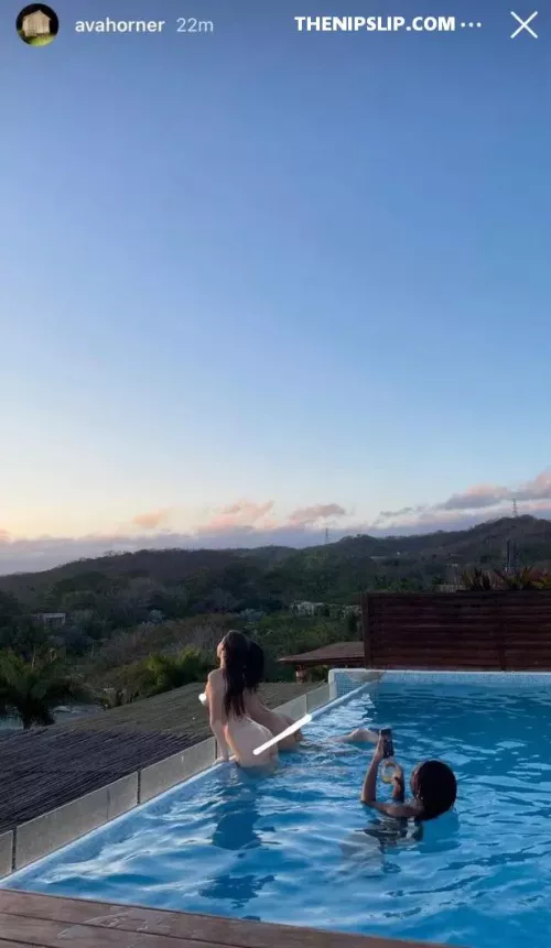 Billie Eilish Naked Pool