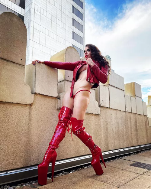 boots, mandatory. clothing, optional.