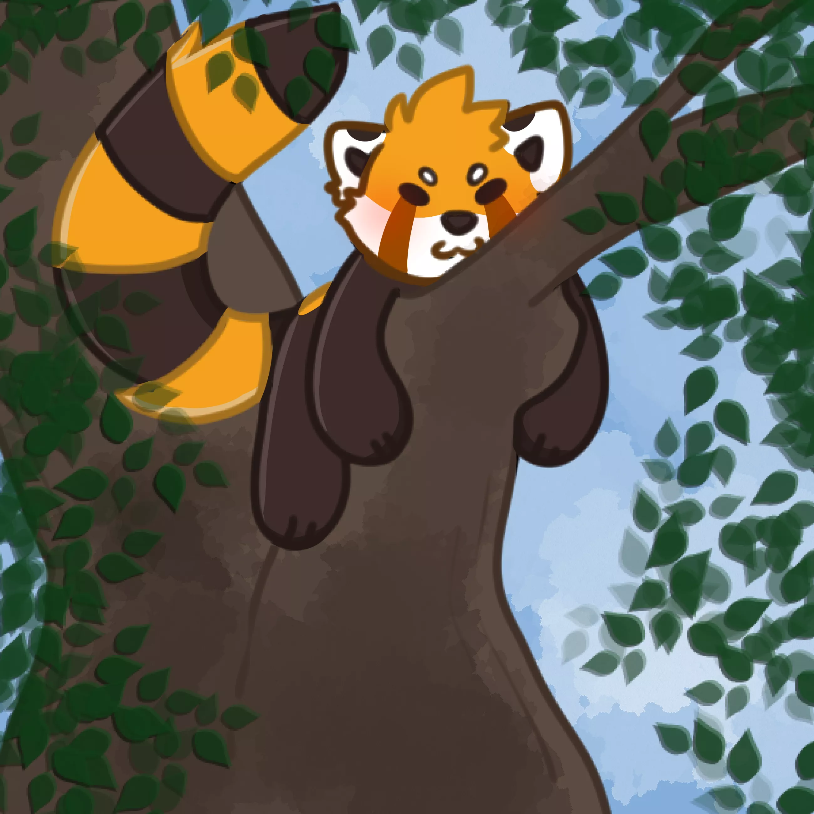 Cute panda comission!