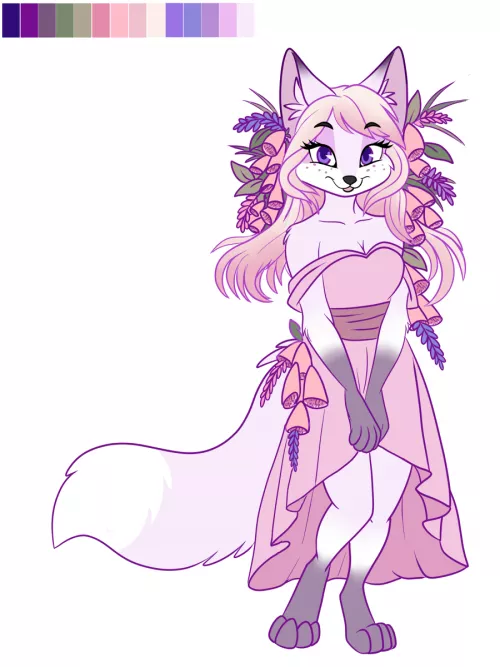 Foxglove Fox!! Adoptable (Art & Design by Me!)