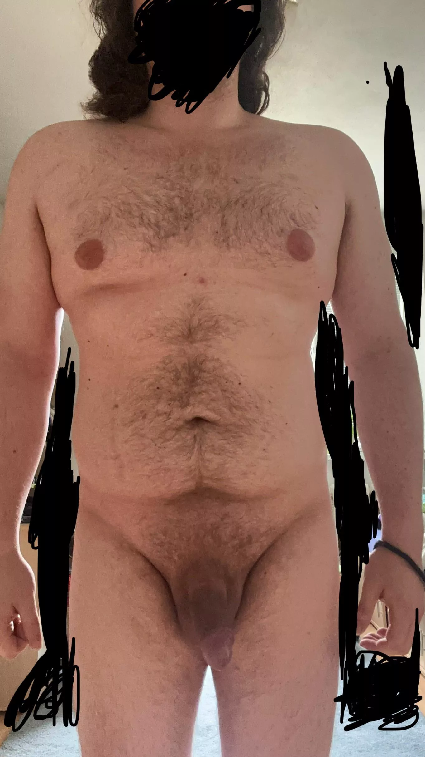 (M) 25, 105 kg, 190 cm. Here’s my fully nude photo so don’t be shy and rate me