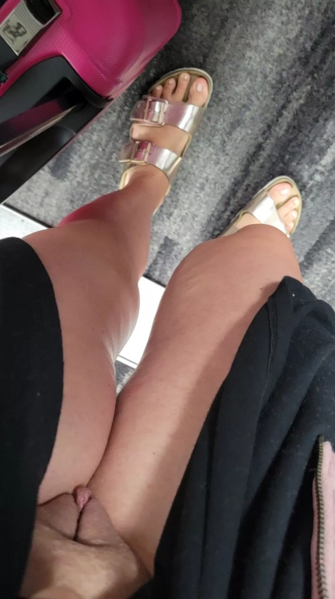 No panties for my TSA pat-down..