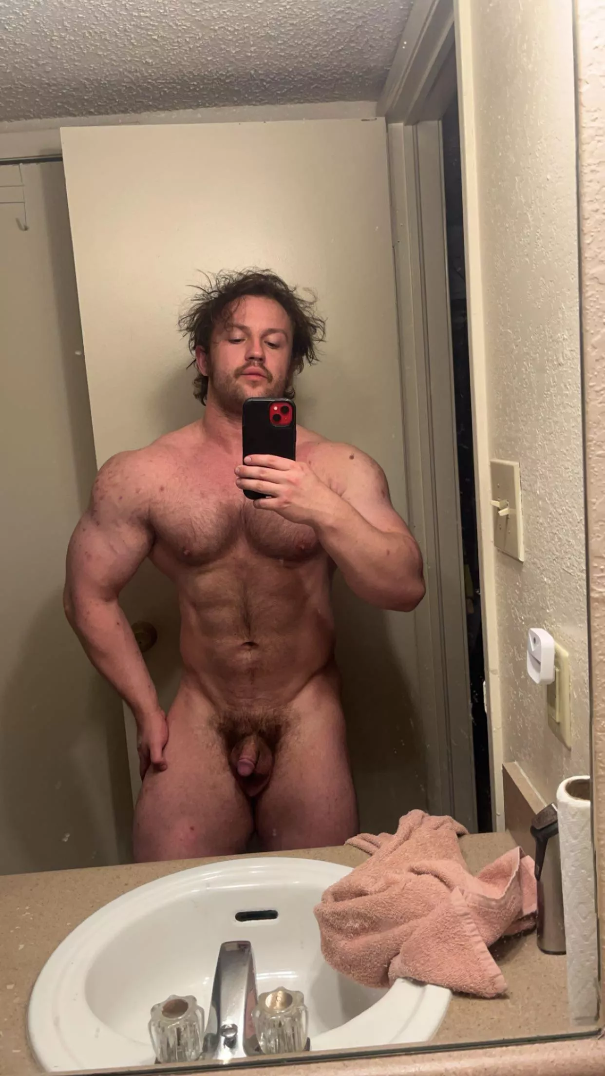 Wanna big hairy hunk to hold
