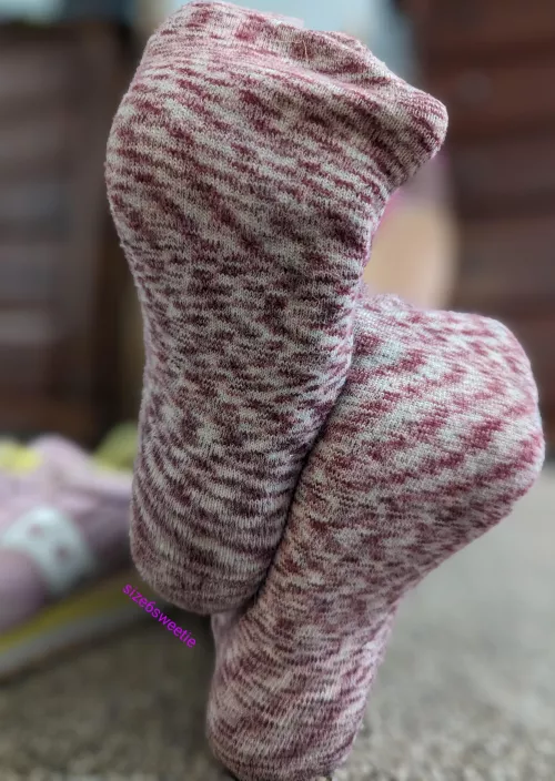 Was so cold I had to wear two pairs of socks. 