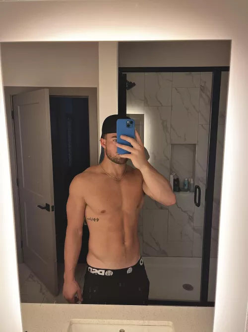 Would you rather come with me to the gym or to the shower?