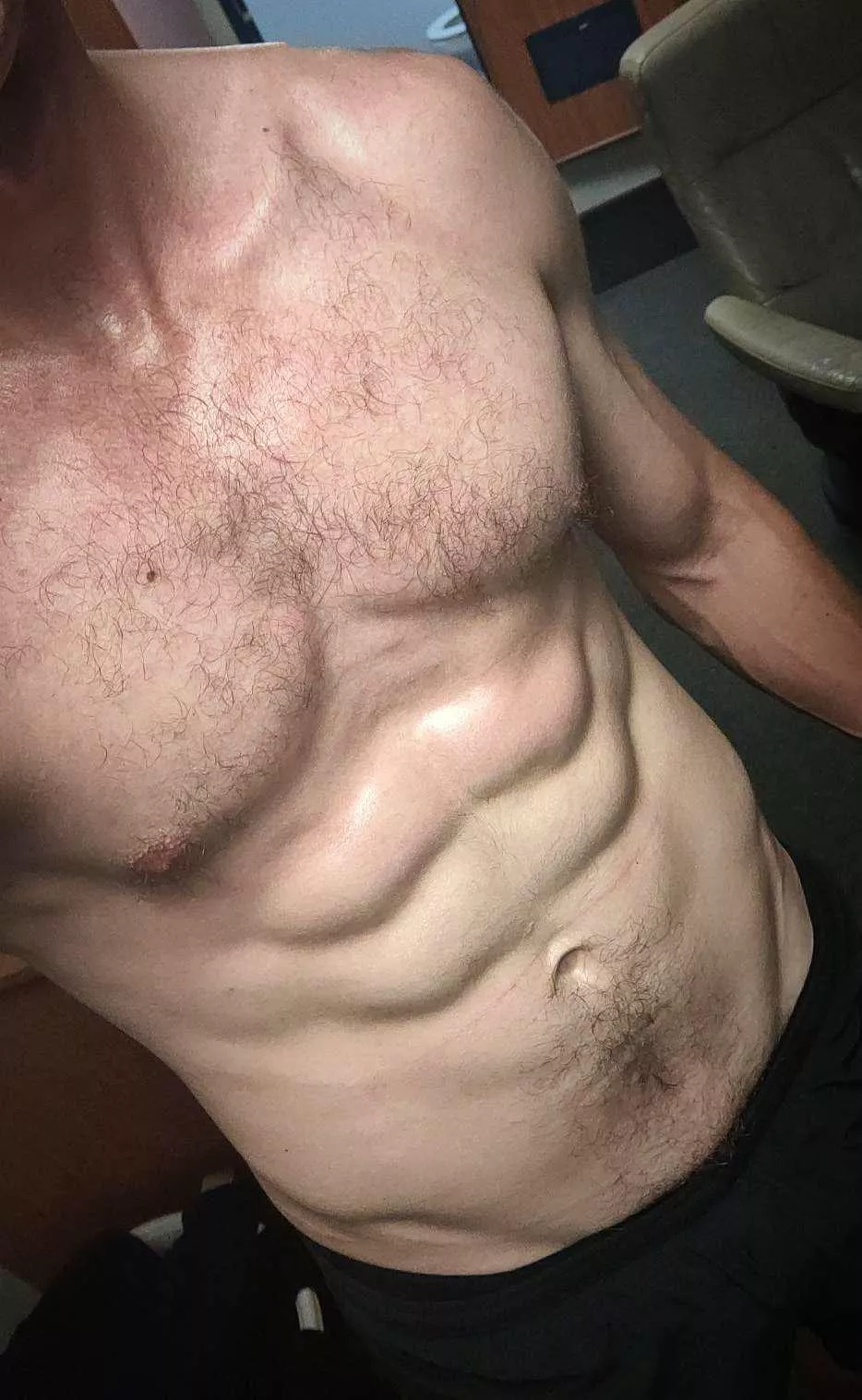 A little bit sweaty and pumped after that one!