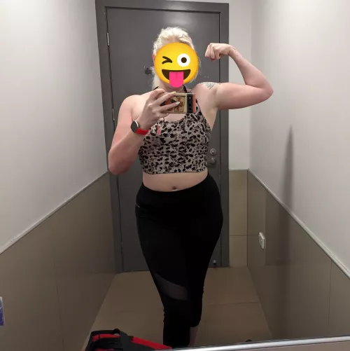 [F]inally back to the gym!