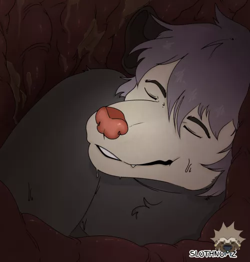 {image} [ Art By Me, SLOTHNOMZ ] [ Internal view,  Endo, Melty, Male prey. ]