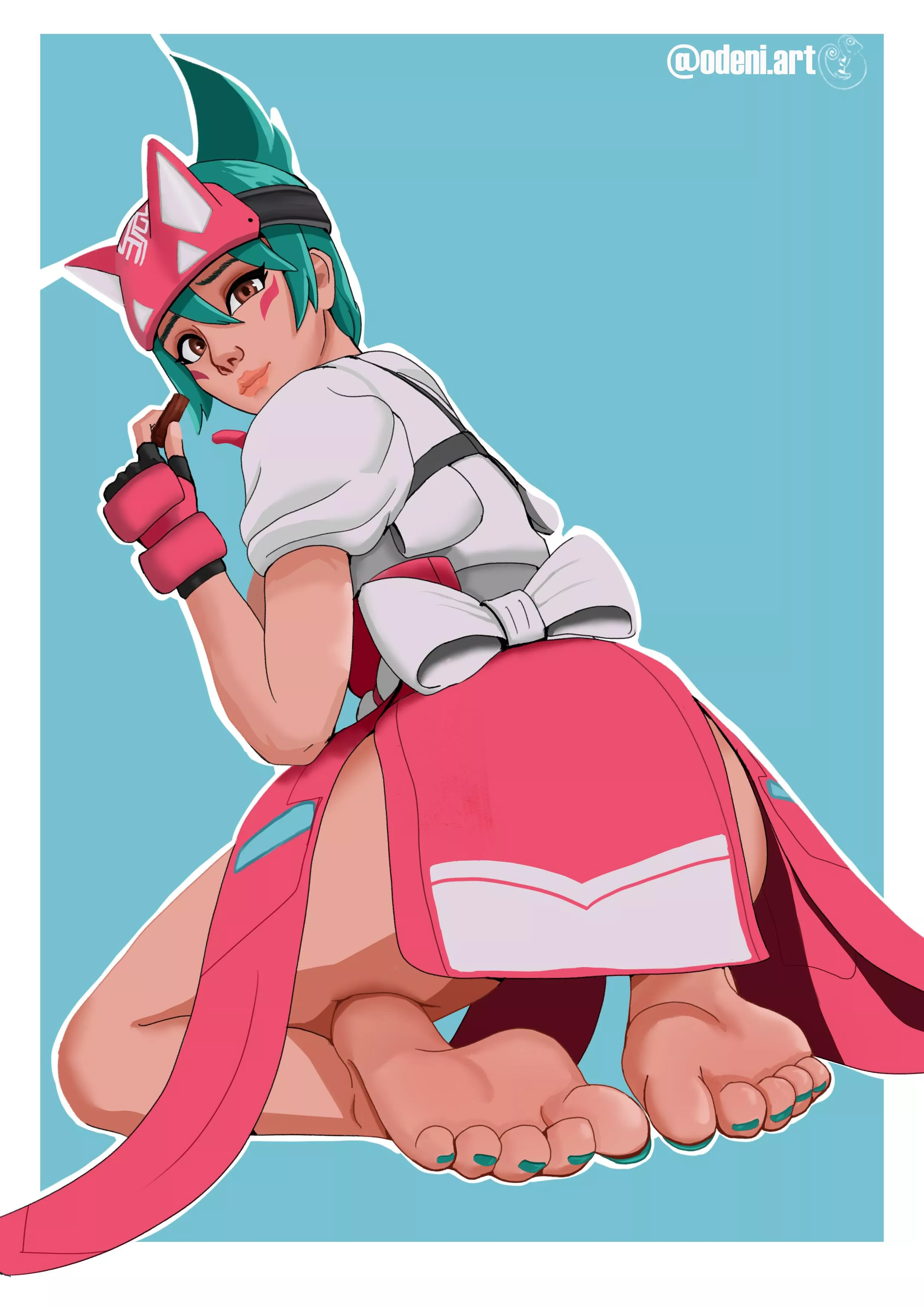 Kiriko's feet (OdeniArt) [OverWatch2]