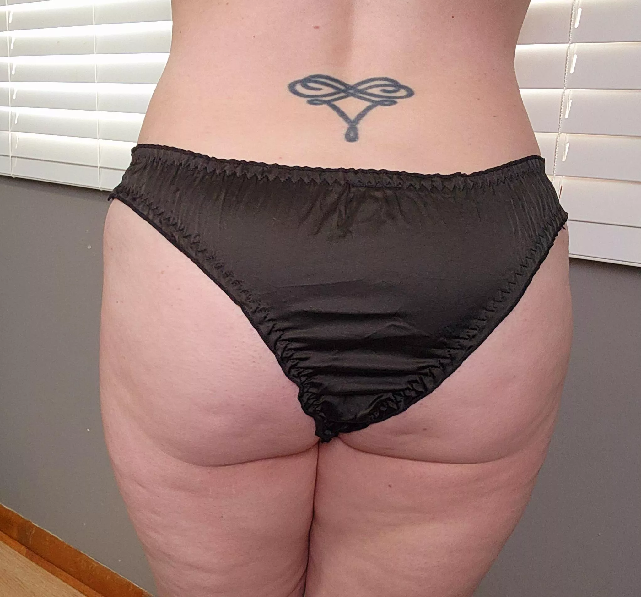 Loving this black satin!