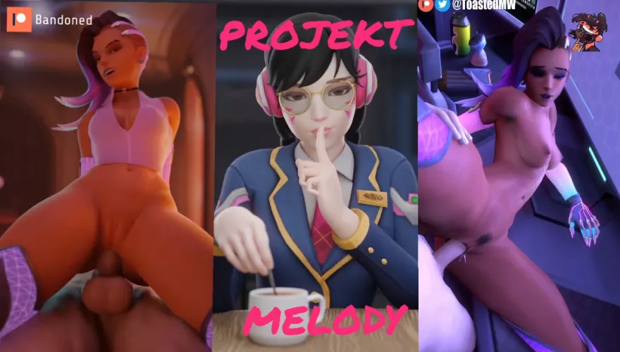 PROJEKT MELODY - Sombra And D.va Overwatch (R6Lover)