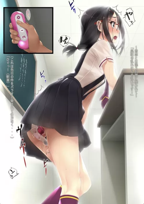 Right when she was about to do her presentation!