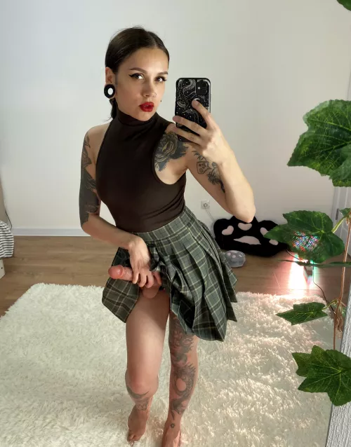 The teacher said that in this makeup I look like a whore. 😥 Let's see which one of us will be a whore when I shove this cock in his ass. 😈