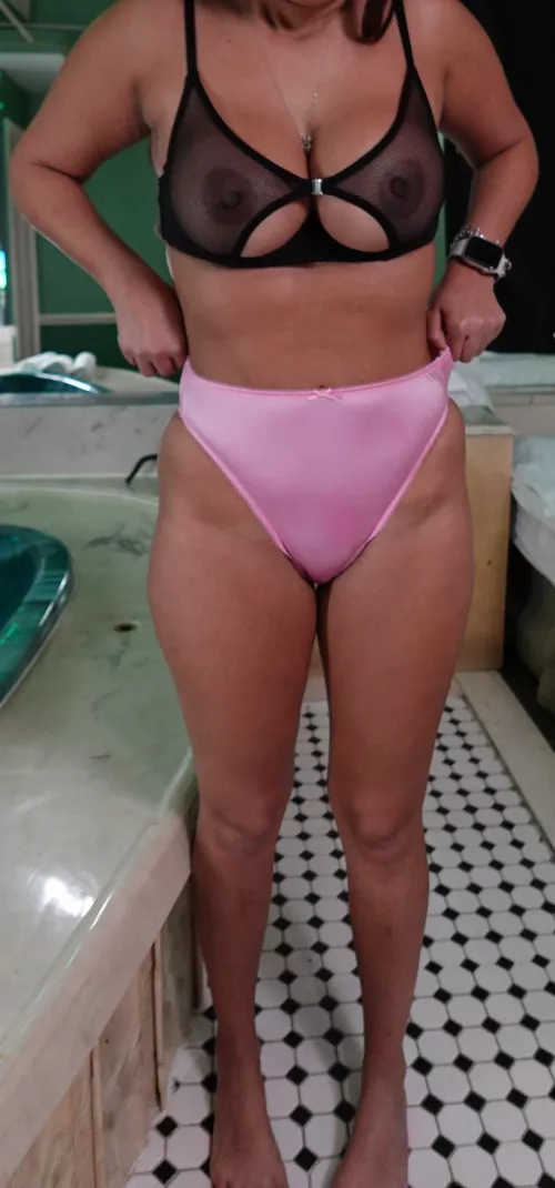 titties and pretty pink panties