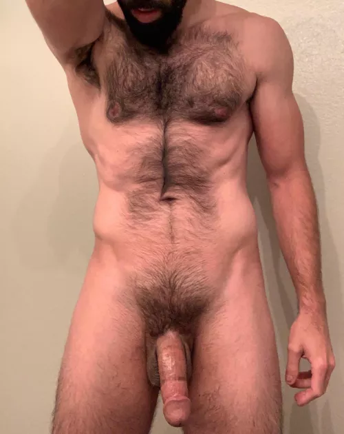 Words to describe your cock: Thick. Hairy. Wet. [40]