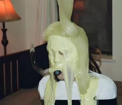 1st timer for my golden bday. Mixed a bodily fluid to make the slime (I won’t say what here although you can guess…) Rule loophole?