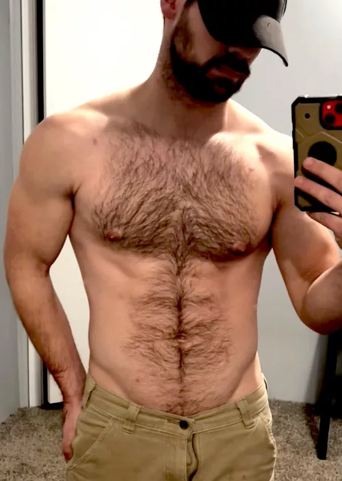 After working all day 