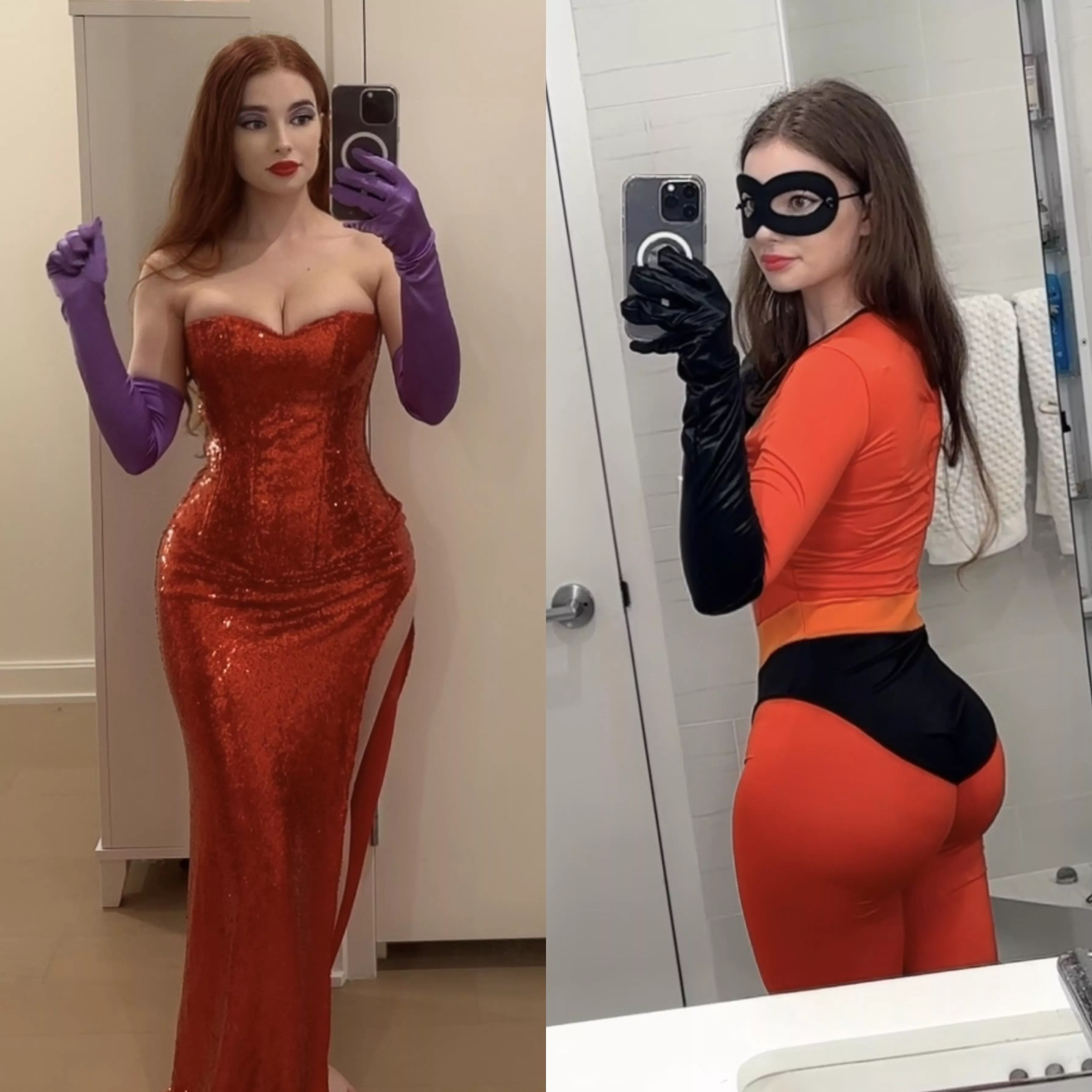 Jessica Rabbit or Mrs. Incredible?