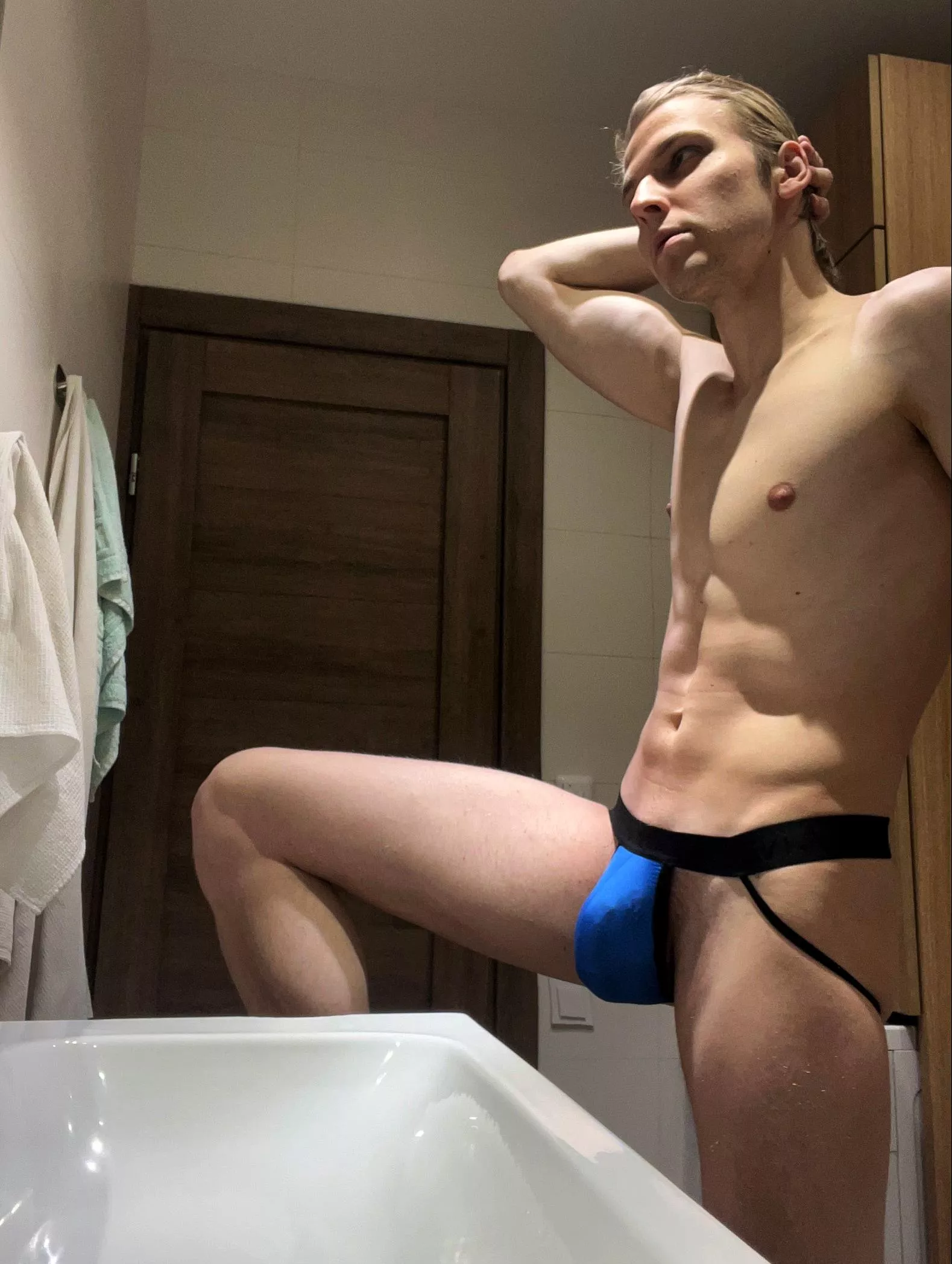 jockstrap looks good on me?