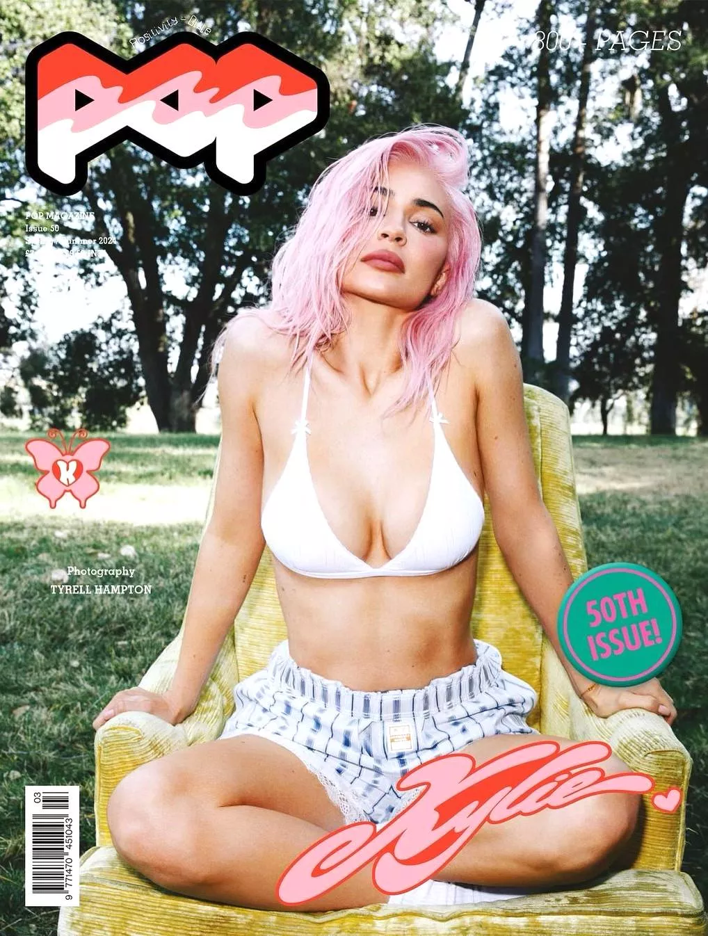 Kylie for pop magazine - IG March 2024